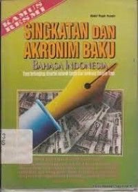 Image of Kamus Resmi Singkatan dan Akronim Baku Bahasa Indonesia